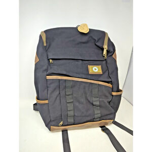 New w/ Tag Finley Mill Collection Backpack Black & Brown Bag 19.5L Pack